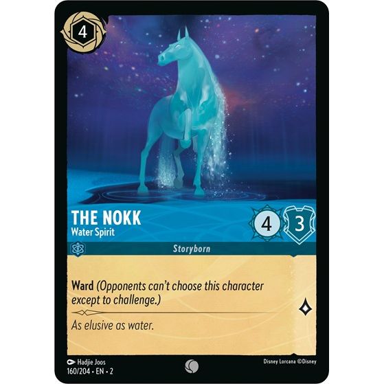 Lorcana - Rise of the Floodborn - 160/204 The Nokk - Water Spirit Common