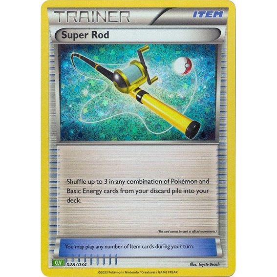 Pokemon Trading Card Game Classic - 028/034 Super Rod (CLV) Classic ...