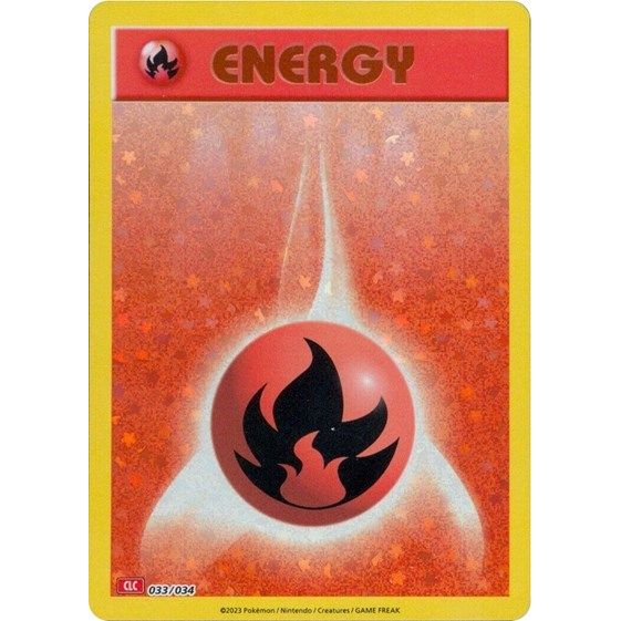 Pokemon Trading Card Game Classic - 033/034 Basic Fire Energy Classic Collection