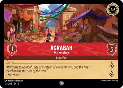 Lorcana - Into The Inklands - 134/204 Agrabah - Marketplace Common