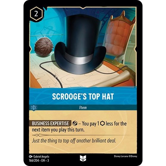 Lorcana - Into The Inklands - 166/204 Scrooge's Top Hat Uncommon