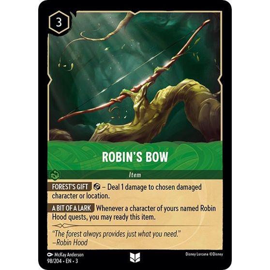 Lorcana - Into The Inklands - 098/204 Robin's Bow Uncommon