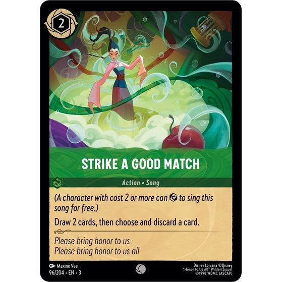 Lorcana - Into The Inklands - 096/204 Strike a Good Match Common