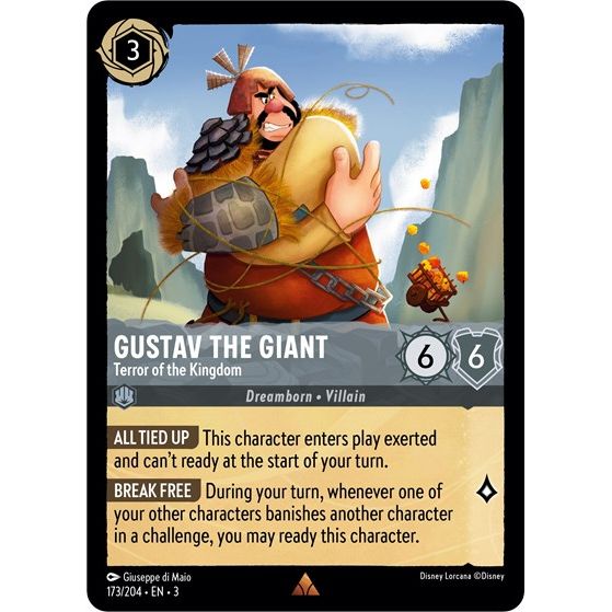 Lorcana - Into The Inklands - 173/204 Gustav the Giant - Terror of the Kingdom Rare