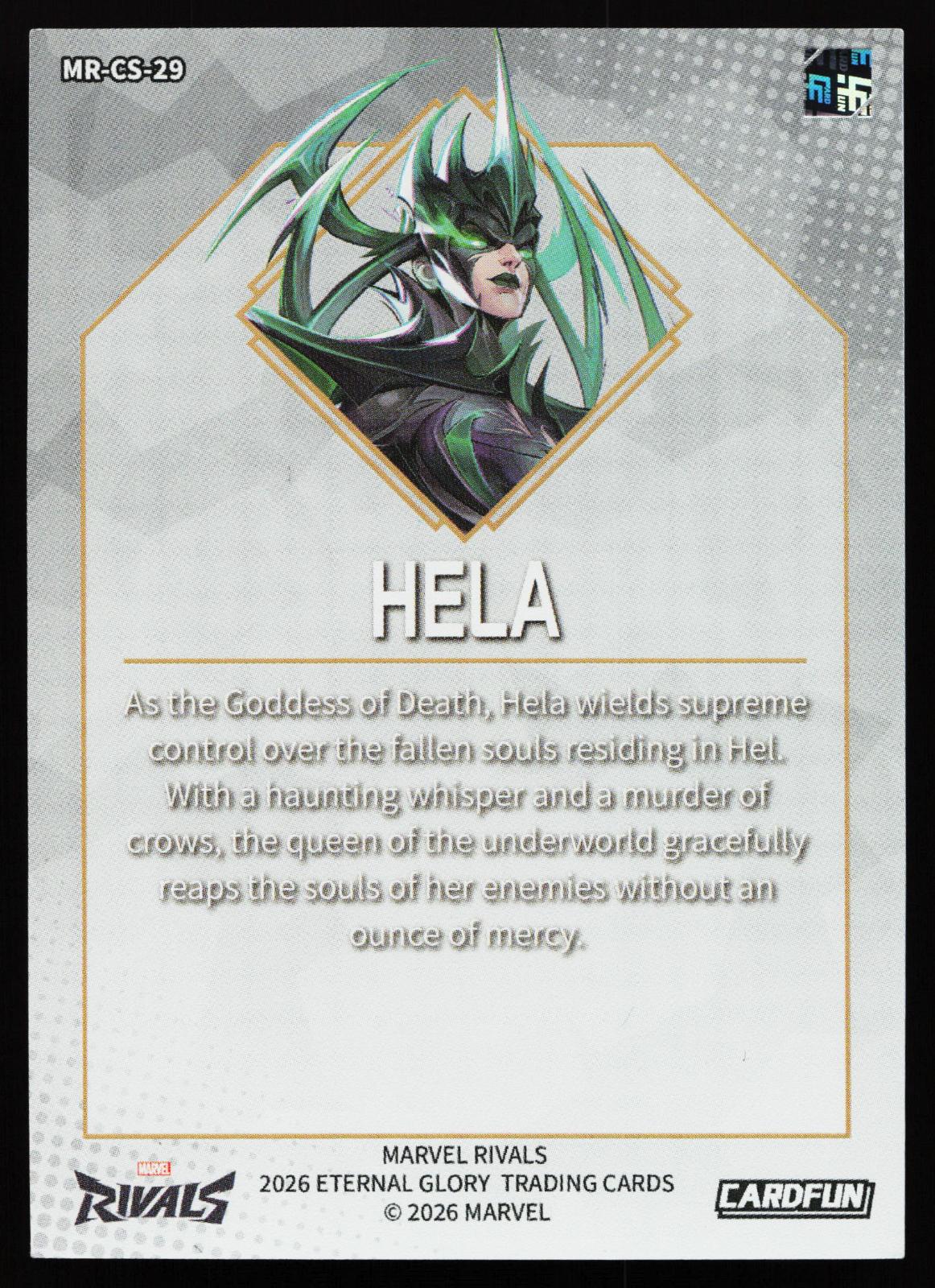 Cardfun Marvel Rivals - MR-CS-29 Hela back
