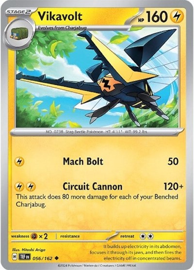 Scarlet & Violet Temporal Forces - 056/162 Vikavolt Uncommon