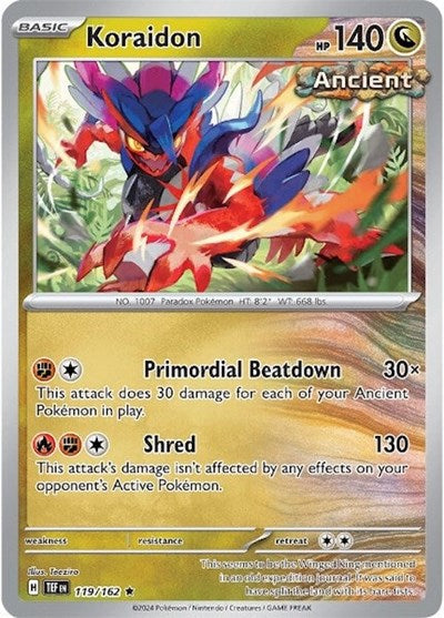 Scarlet & Violet Temporal Forces - 119/162 Koraidon Rare