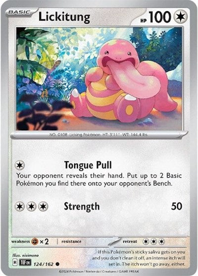 Scarlet & Violet Temporal Forces - 124/162 Lickitung Common