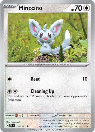 Scarlet & Violet Temporal Forces - 136/162 Minccino Common