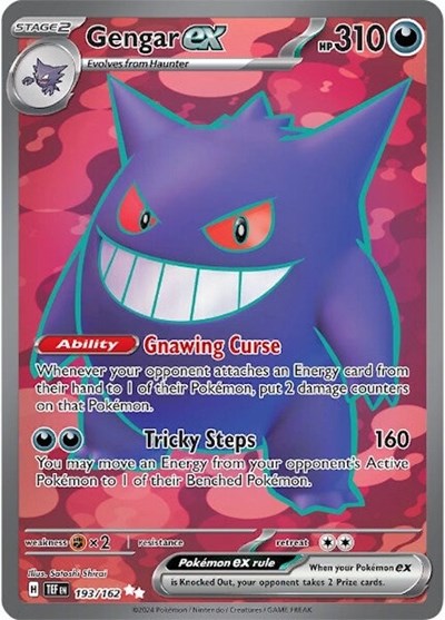 Scarlet & Violet Temporal Forces - 193/162 Gengar ex Ultra Rare