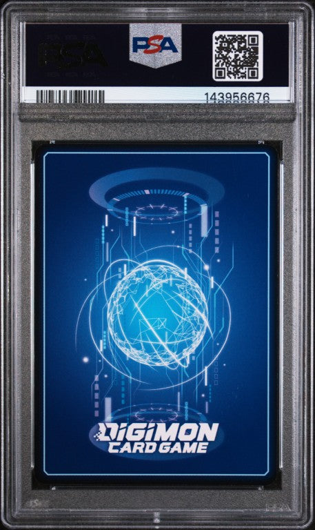 2025 Digimon Bt-21-Illustration Celebration Pack #182 Wargreymon PSA 9