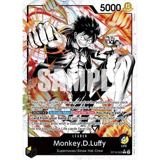 One Piece Card Game - ST13-003 Monkey.D.Luffy  (Parallel) Leader