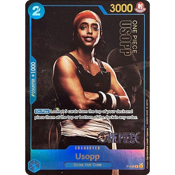 One Piece Card Game Promo - P-049 Usopp (Premium Card Collection -Live Action Edition-) PR