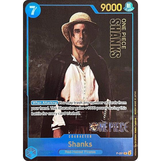 One Piece Card Game Promo - P-051 Shanks (Premium Card Collection -Live Action Edition-) PR