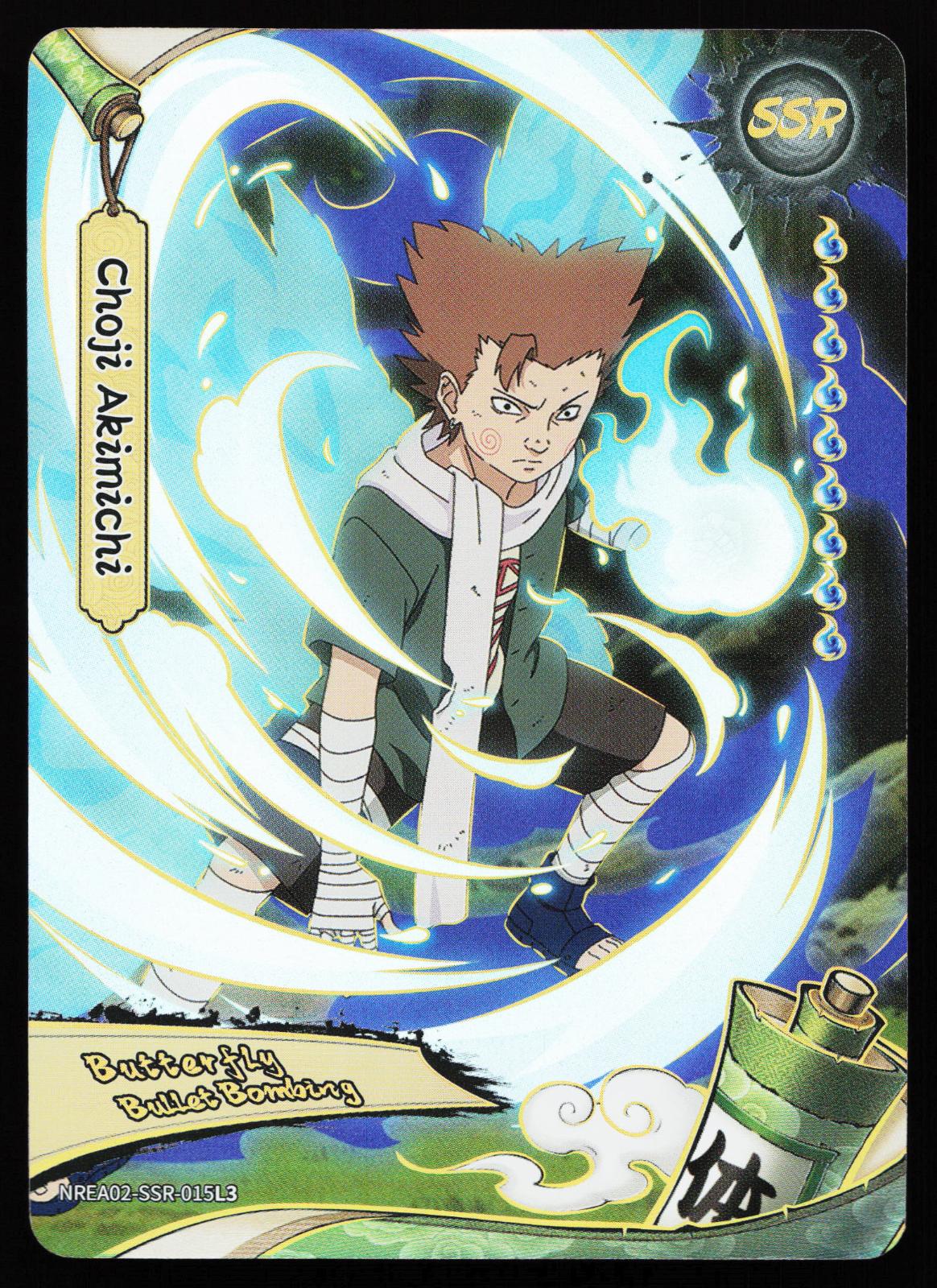 Naruto Kayou Earth Scrolls Series 2 Choji Akimichi NREA02-SSR-015L3 Super Secret Rare