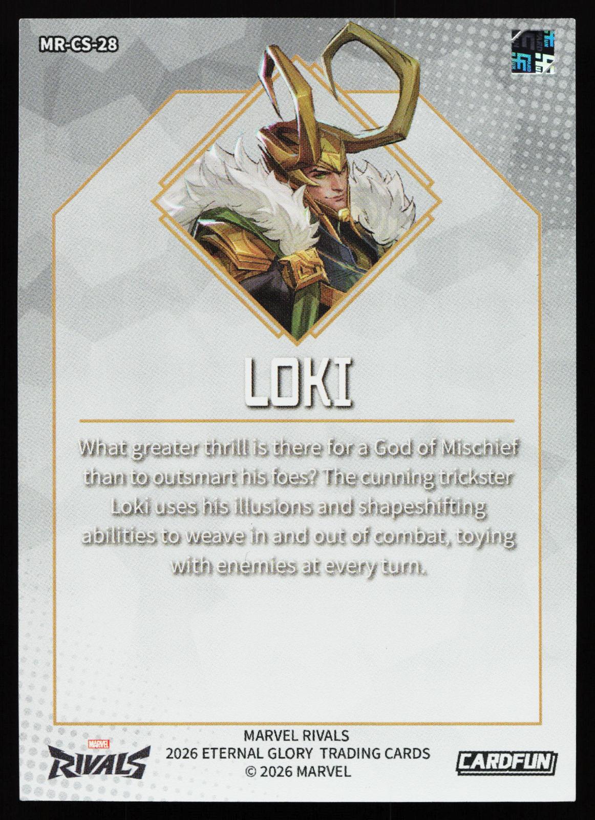 Cardfun Marvel Rivals - MR-CS-28 Loki back
