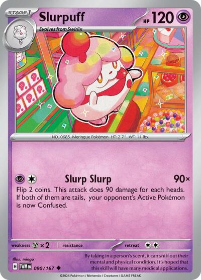 Scarlet & Violet Twilight Masquerade - 090/167 Slurpuff Uncommon