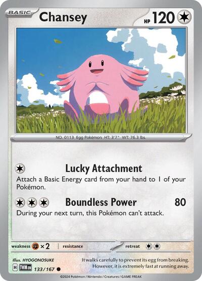 Scarlet & Violet Twilight Masquerade - 133/167 Chansey Common