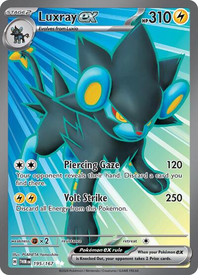 Scarlet & Violet Twilight Masquerade - 195/167 Luxray ex Ultra Rare