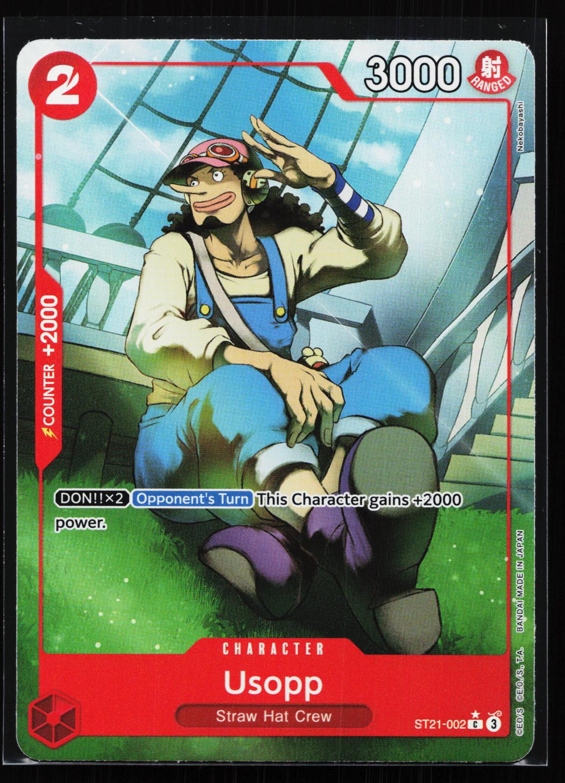 Starter Deck EX: Gear 5 ST21-002 Usopp (Parallel) Common