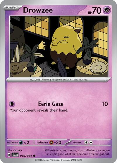 Scarlet & Violet Shrouded Fable - 016/064 Drowzee Common