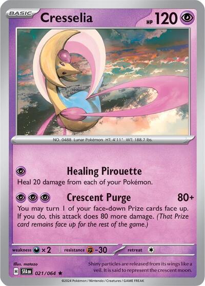 Scarlet & Violet Shrouded Fable - 021/064 Cresselia Rare