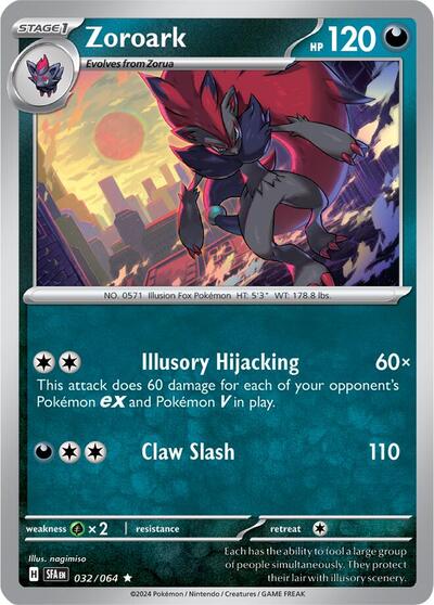 Scarlet & Violet Shrouded Fable - 032/064 Zoroark Rare