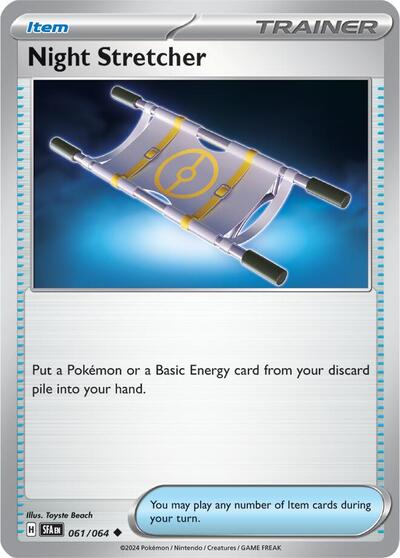 Scarlet & Violet Shrouded Fable - 061/064 Night Stretcher Uncommon