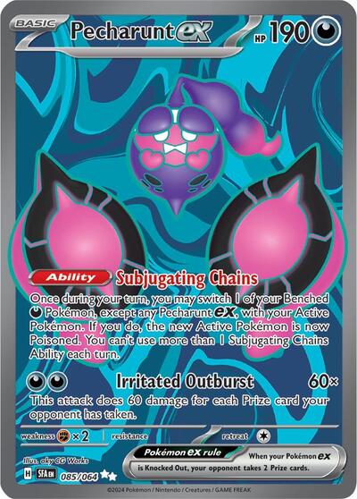 Scarlet & Violet Shrouded Fable - 085/064 Pecharunt ex Ultra Rare
