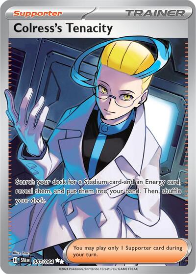 Scarlet & Violet Shrouded Fable - 087/064 Colress's Tenacity Ultra Rare