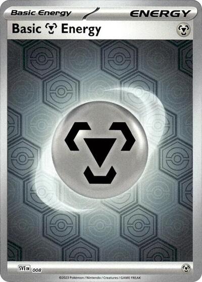 Scarlet & Violet Shrouded Fable - 008 Basic Metal Energy (Reverse Holofoil) Common