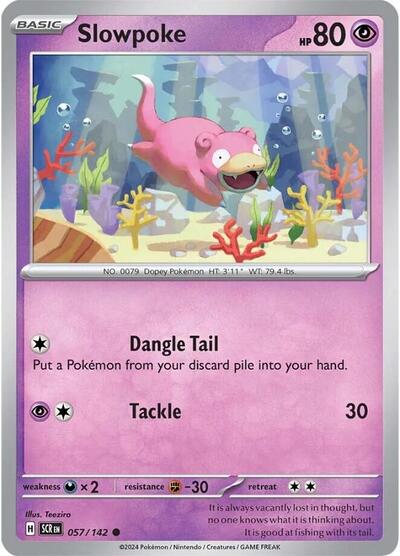 Scarlet & Violet Stellar Crown - 057/142 Slowpoke Common