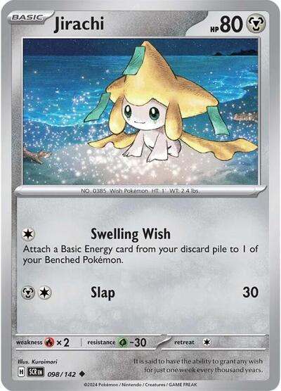 Scarlet & Violet Stellar Crown - 098/142 Jirachi Uncommon