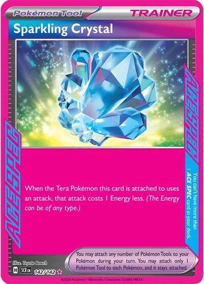 Scarlet & Violet Stellar Crown - 142/142 Sparkling Crystal ACE SPEC Rare