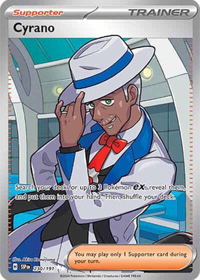 Scarlet & Violet Surging Sparks - 230/191 Cyrano Ultra Rare