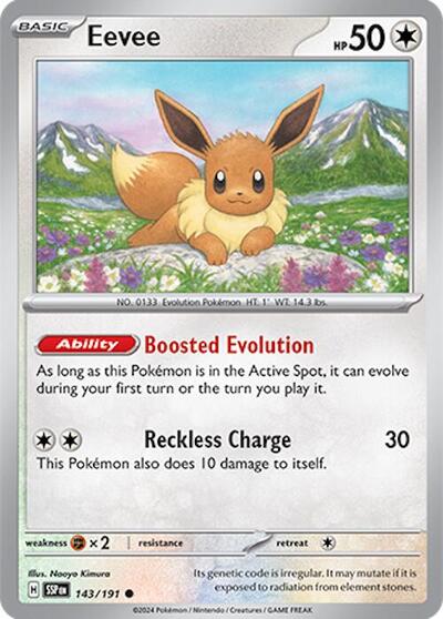 Scarlet & Violet Surging Sparks - 143/191 Eevee Common