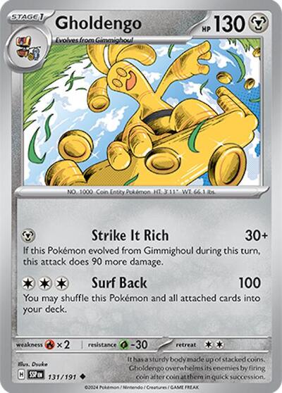 Scarlet & Violet Surging Sparks - 131/191 Gholdengo Uncommon