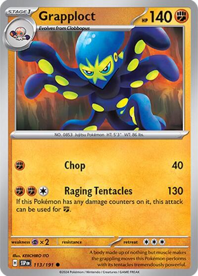 Scarlet & Violet Surging Sparks - 113/191 Grapploct Common