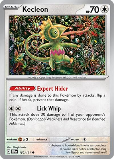 Scarlet & Violet Surging Sparks - 150/191 Kecleon Common