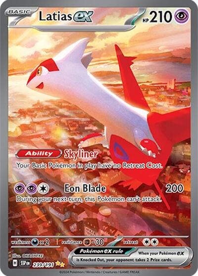 Scarlet & Violet Surging Sparks - 239/191 Latias ex Special Illustration Rare