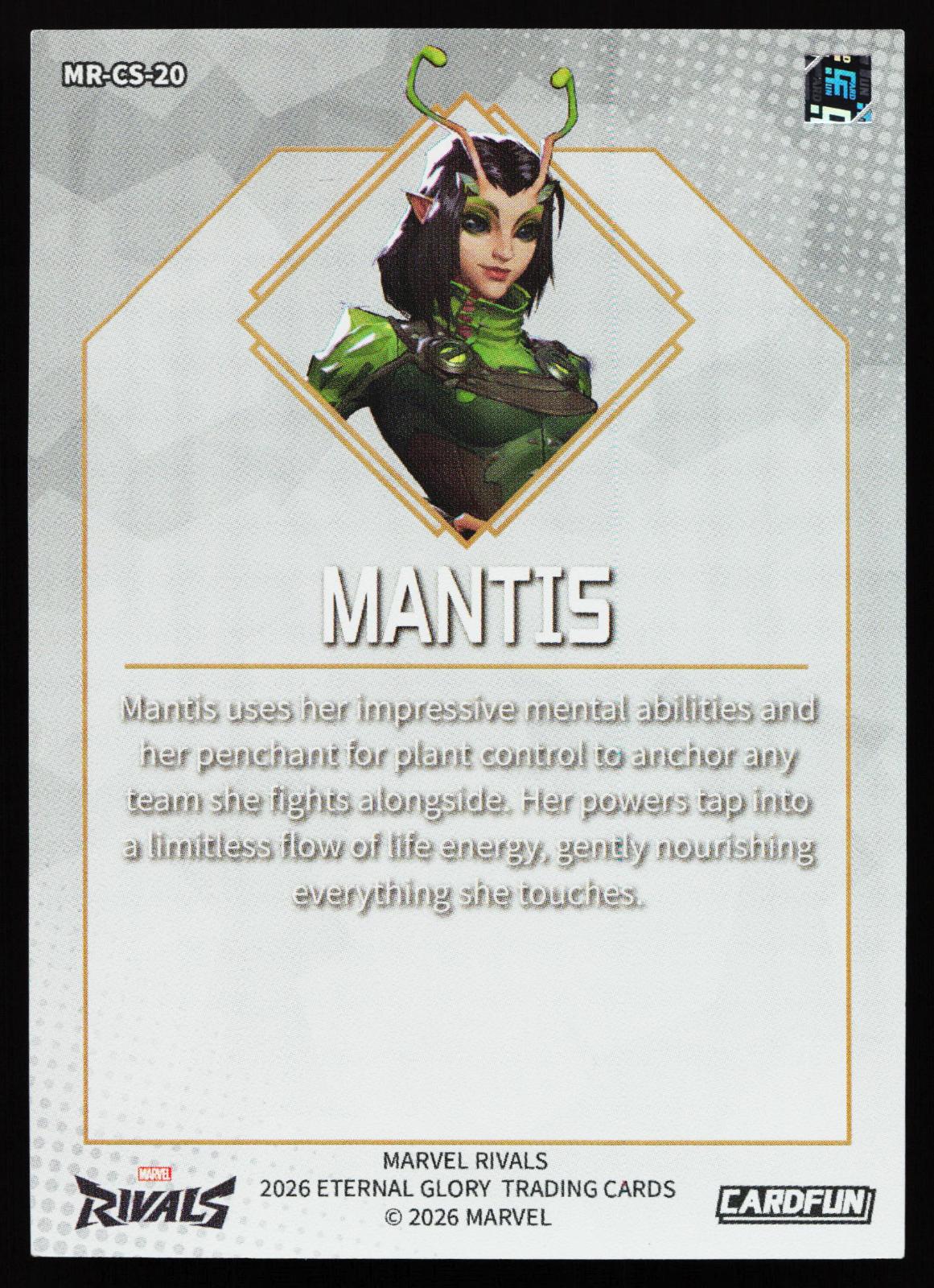 Cardfun Marvel Rivals - MR-CS-20 Mantis back
