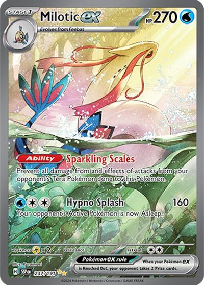 Scarlet & Violet Surging Sparks - 237/191 Milotic ex Special Illustration Rare