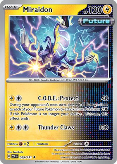 Scarlet & Violet Surging Sparks - 069/191 Miraidon Uncommon