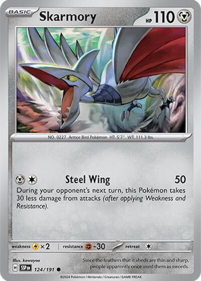 Scarlet & Violet Surging Sparks - 124/191 Skarmory Common