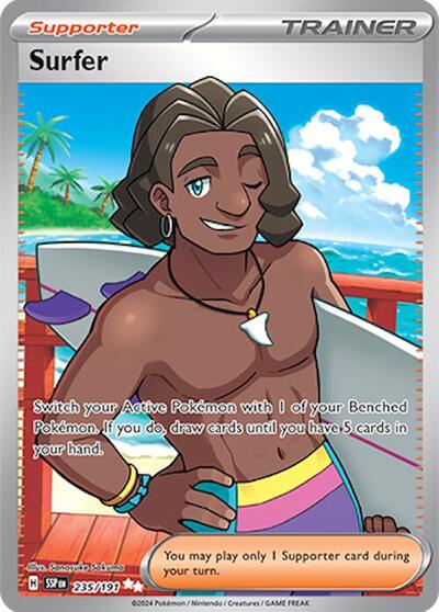 Scarlet & Violet Surging Sparks - 235/191 Surfer Ultra Rare