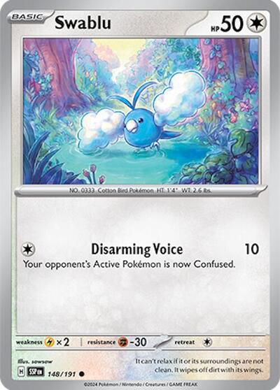 Scarlet & Violet Surging Sparks - 148/191 Swablu Common