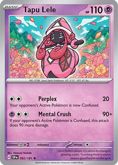 Scarlet & Violet Surging Sparks - 092/191 Tapu Lele Rare