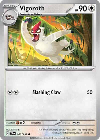 Scarlet & Violet Surging Sparks - 146/191 Vigoroth Common