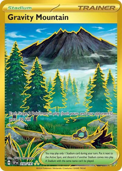 Scarlet & Violet Surging Sparks - 250/191 Gravity Mountain Hyper Rare