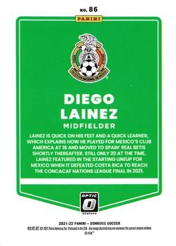 2021-22 Donruss #86 Diego Lainez Optic